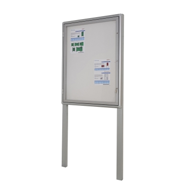 Gablota ogłoszeniowa informacyjna zewnętrzna wolnostojąca magnetyczna